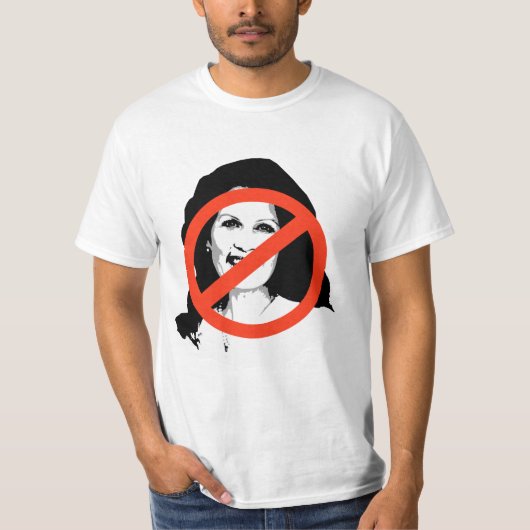 ANTI-BACHMAN: Anti-Michelle Bachman T-shirt (Voorkant)