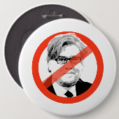 Anti-banaan - anti-Steve Bannon Ronde Button 6,0 Cm (Voorkant /achterkant)