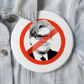 Anti-banaan - anti-Steve Bannon Ronde Button 6,0 Cm (In situ)