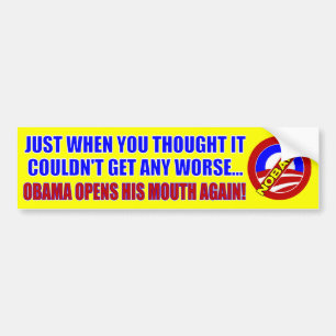 Anti-Barack Obama Bumpersticker