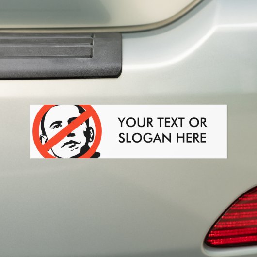 ANTI-BARACK OBAMA BUMPERSTICKER (Op auto)