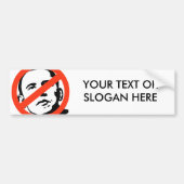 ANTI-BARACK OBAMA BUMPERSTICKER (Voorkant)