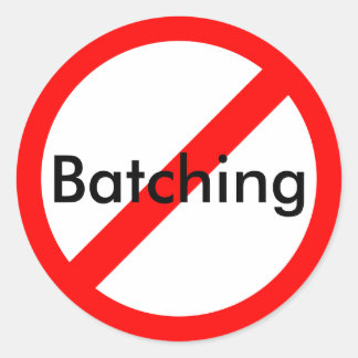 Anti-Batching Sticker