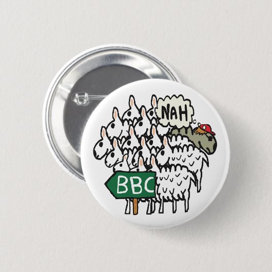 Anti-BBC Ronde Button 5,7 Cm (Voorkant /achterkant)