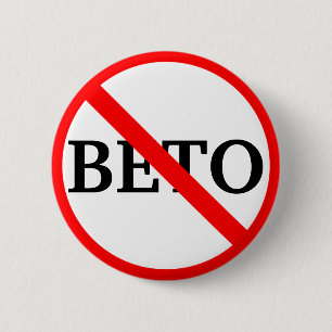 Anti Beto O'Rourke    Ronde Button 5,7 Cm