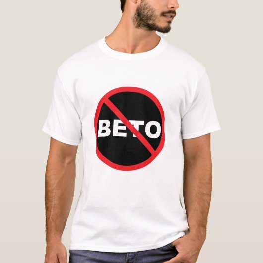 Anti-Beto Pro-Ted Cruz populaire gedurfde gedrukte T-shirt (Voorkant)