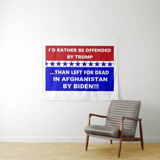Anti Biden Afghanistan Left For Dead Wandkleed (In Situ (horizontaal))