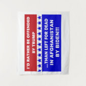 Anti Biden Afghanistan Left For Dead Wandkleed (Voorkant)
