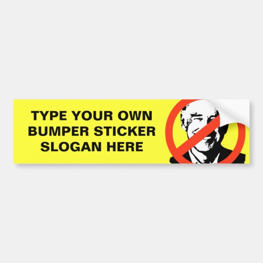 ANTI-BIDEN - ANTI-Joe Biden Bumpersticker (Voorkant)