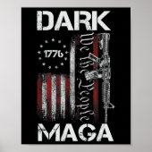 ANTI-BIDEN DARK MAGA SUPPORT TRUMP POSTER (Voorkant)
