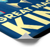 Anti-Biden de Grote Maga King Fun Trump Ultra Mag Poster (Hoek)