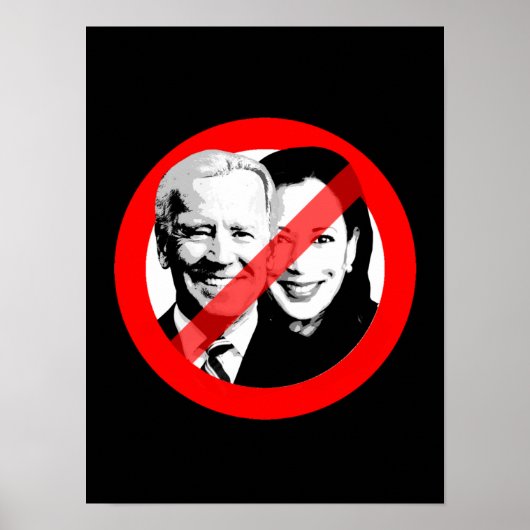 ANTI BIDEN HARRIS POSTER (Voorkant)