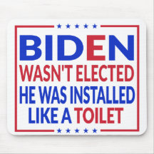 Anti-Biden, Joe Biden, als een toilet - anti-Biden