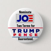 Anti-Biden Ronde Button 5,7 Cm (Voorkant)