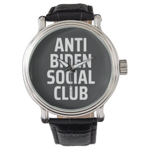 Anti Biden Social Club Horloge
