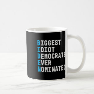 Anti Biden Voor President Verbergt Zich Voor Biden Koffiemok