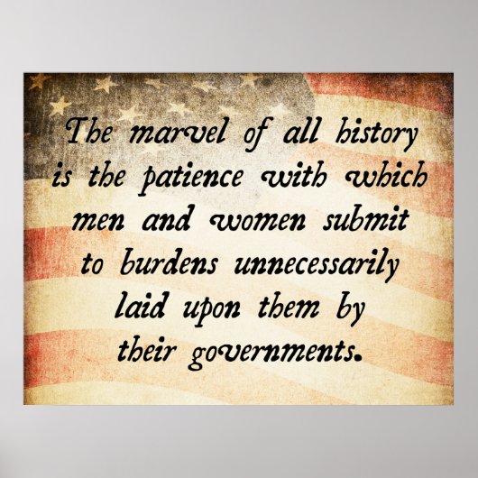 Anti-Big Government Poster (Voorkant)