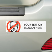 ANTI-BILL CLINTON BUMPERSTICKER (Op auto)