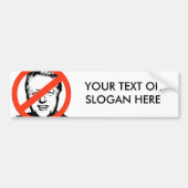 ANTI-BILL CLINTON BUMPERSTICKER (Voorkant)