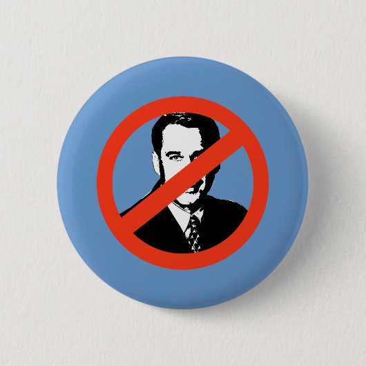 ANTI-BOEHNER: Anti-John Boehner Ronde Button 5,7 Cm (Voorkant)