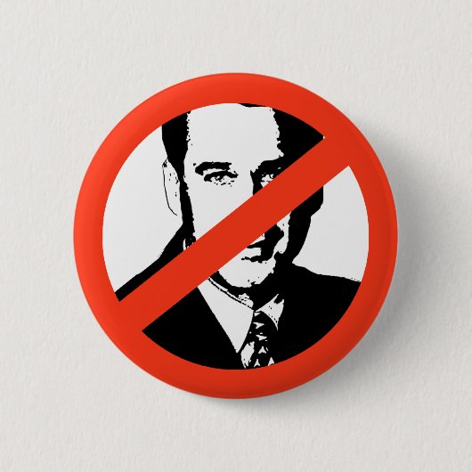 ANTI-BOEHNER: Anti-John Boehner Ronde Button 5,7 Cm (Voorkant)