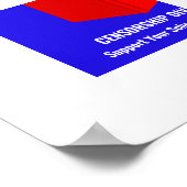 Anti Boek het Verbannen Logo Stijl Poster (Hoek)