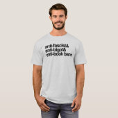 Anti-boek verboden t-shirt (Voorkant volledig)