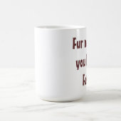 Anti Bont - Bont maakt je dik Quote kijken Koffiemok (Center)