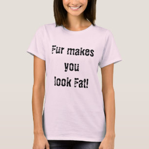 Anti Bont Dierenrechten Geen Bont T-shirt