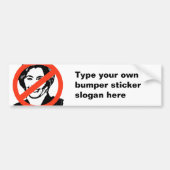 ANTI-BOXER: ANTI-Barbara Boxer Bumpersticker (Voorkant)