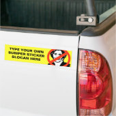 ANTI-BOXER: ANTI-Barbara Boxer Bumpersticker (Op Truck)