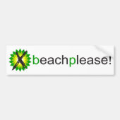 Anti-BP Beach Bumpersticker (Voorkant)