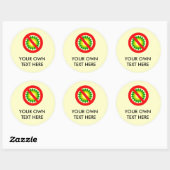 Anti-BP Ronde Sticker (Vel)