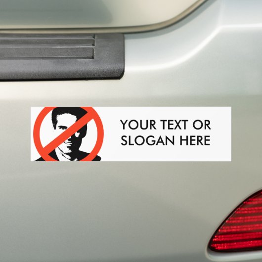 ANTI-BROWN / ANTI-SCOTT BROWN BUMPERSTICKER (Op auto)