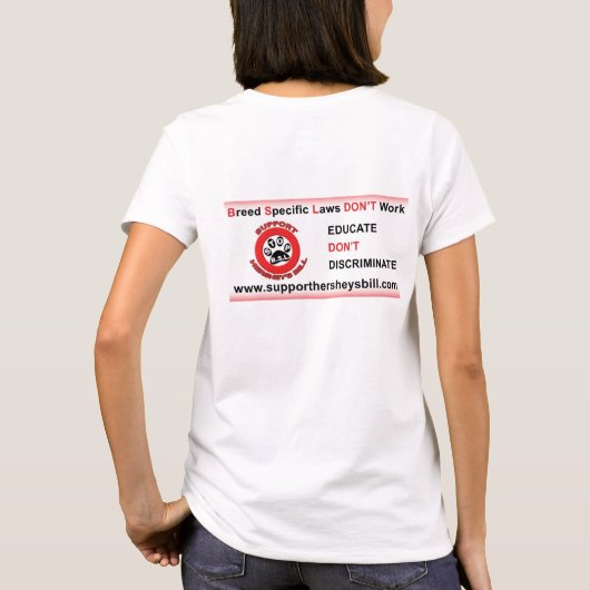 Anti-BSL-lint T-Shirt (Achterkant)