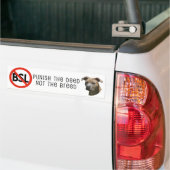 Anti-BSL-remmer Bumpersticker (Op Truck)