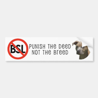 Anti-BSL-remmer Bumpersticker