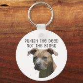 Anti-BSL straffen de dood, niet de Breed Sleutelha Sleutelhanger (Voorkant)