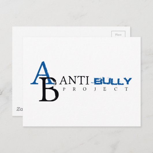 Anti-Bully Project Briefkaart (Voorkant / Achterkant)