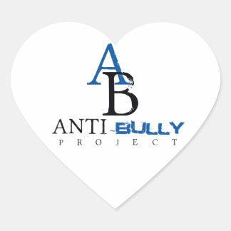 Anti-Bully Project items om Anti-Bully te promoten Hart Sticker