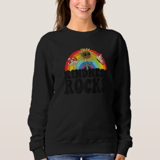 Anti Bullying Hippie Retro Teacher Rainbow Kindnes Trui