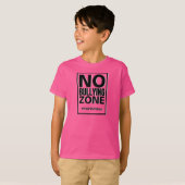 Anti-bullying Pink Shirt Day No Bullying Zone Shir (Voorkant volledig)