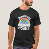 Anti-Bullying Rainbow Hippie Music Teacher Kindnes T-shirt (Voorkant)