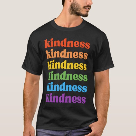 Anti Bullying Unity Day Kindness Rainbow Kids Grap T-shirt (Voorkant)