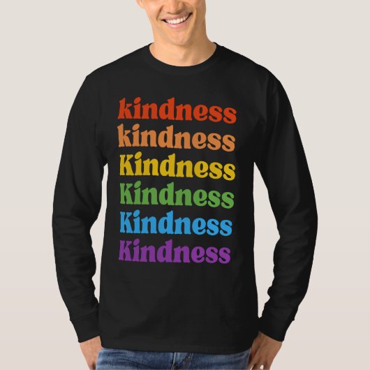 Anti Bullying Unity Day Kindness Rainbow Kids Grap T-shirt (Voorkant)