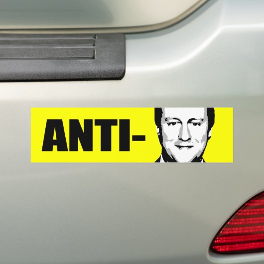 Anti-Cameron Bumpersticker (Op auto)