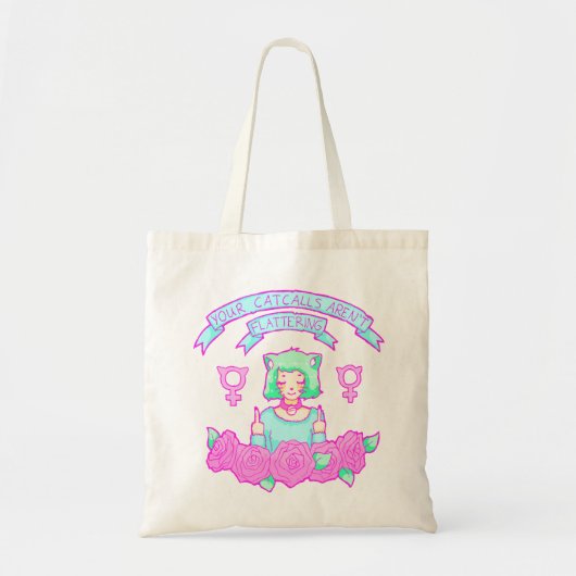 Anti-Catcall-Tas Tote Bag (Voorkant)