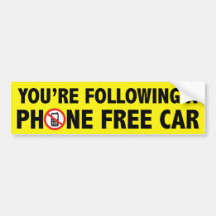 Anti-cel Bumpersticker