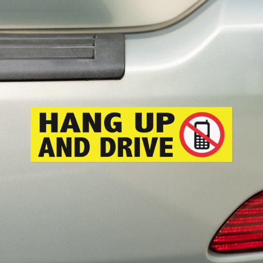 Anti-cel Bumpersticker van de Telefoon (Op auto)