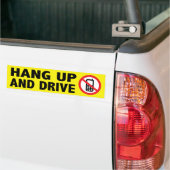 Anti-cel Bumpersticker van de Telefoon (Op Truck)